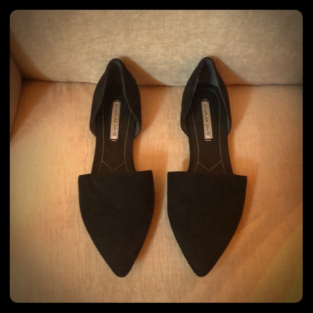 Charles David suede flats